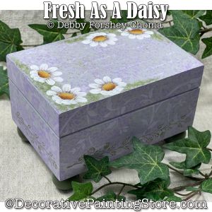 Fresh As a Daisy Painting Pattern PDF DOWNLOAD - Debby Forshey-Choma
